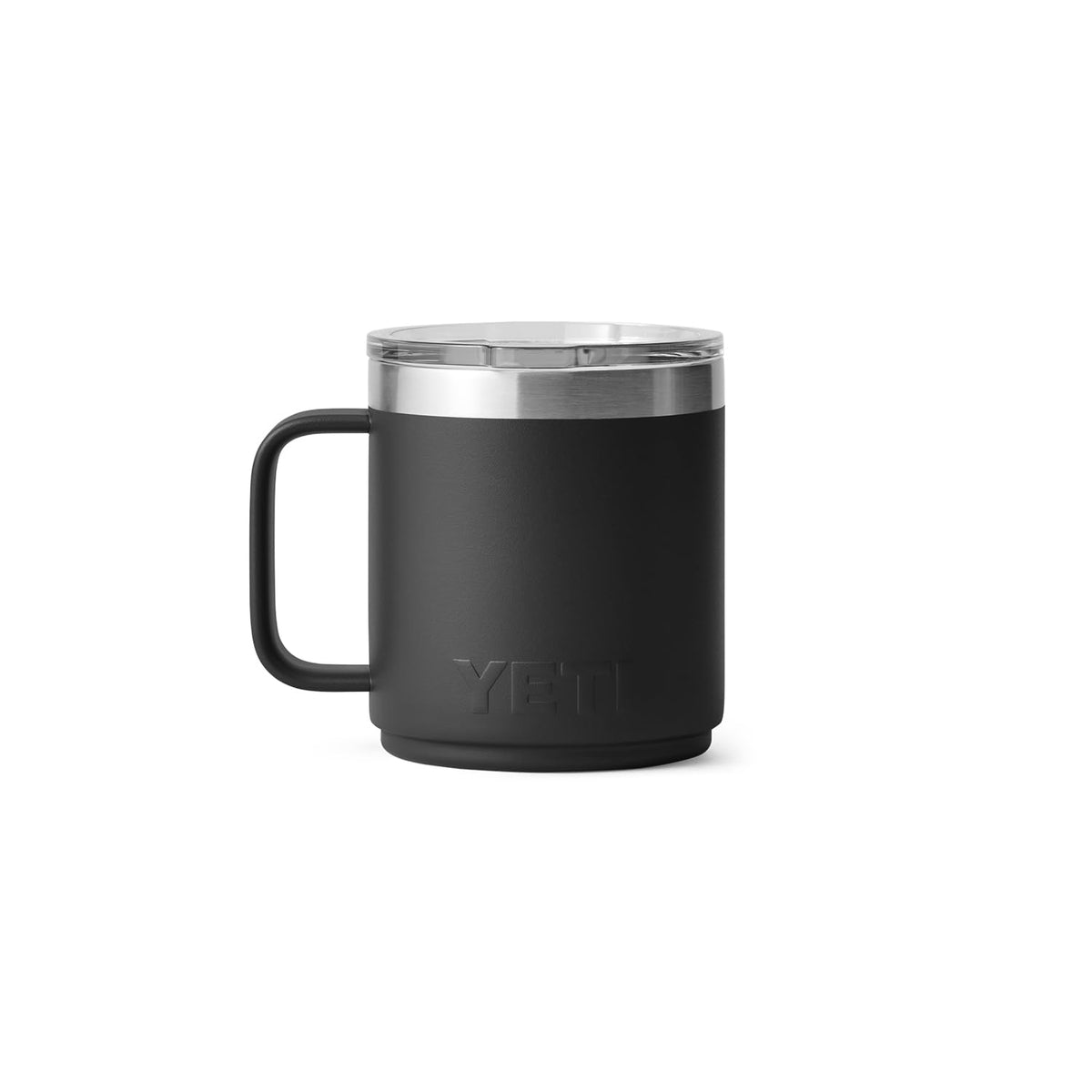 YETI Rambler 10 oz mug is BPA-free and dishwasher safe for easy cleaning.