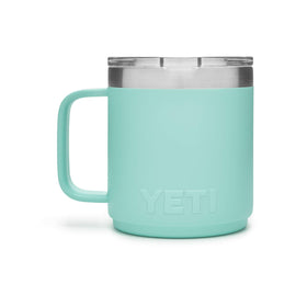 YETI Rambler 10 oz Stackable Mug close-up showing insulation and finish.