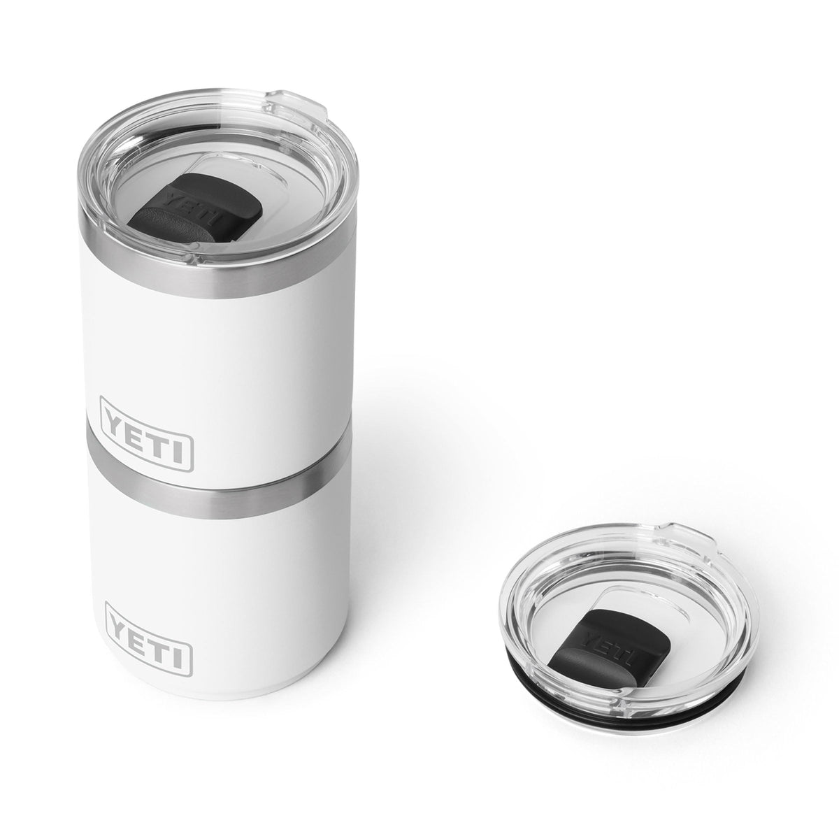 Close-up interior of ceramic lining from YETI Rambler highlights flavor-preserving surface.
