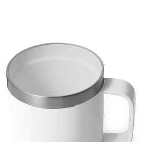 YETI Rambler 10oz no-sweat exterior keeps hands dry during use.