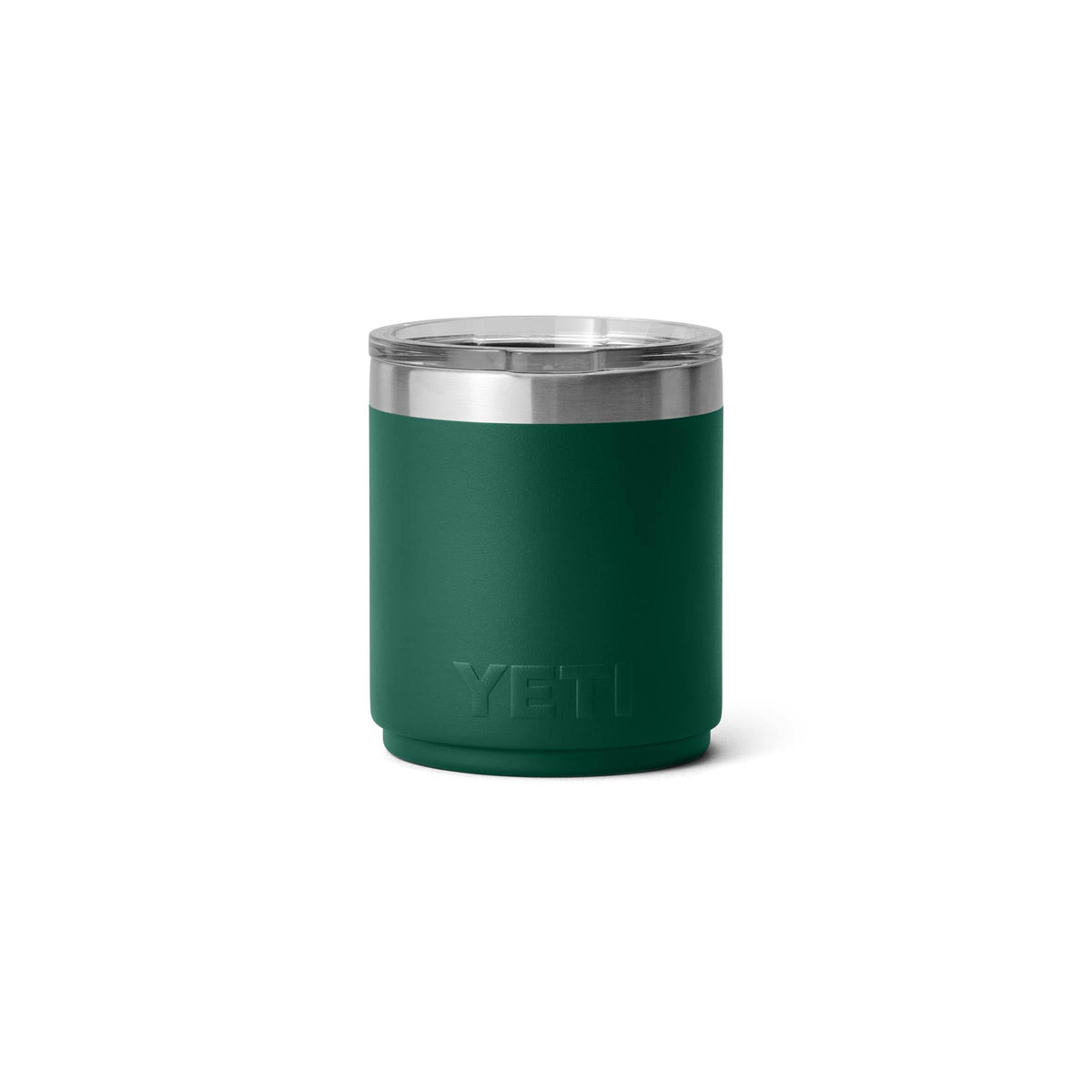 YETI Rambler 10 oz Lowball 2.0 Black Forest Green color finish