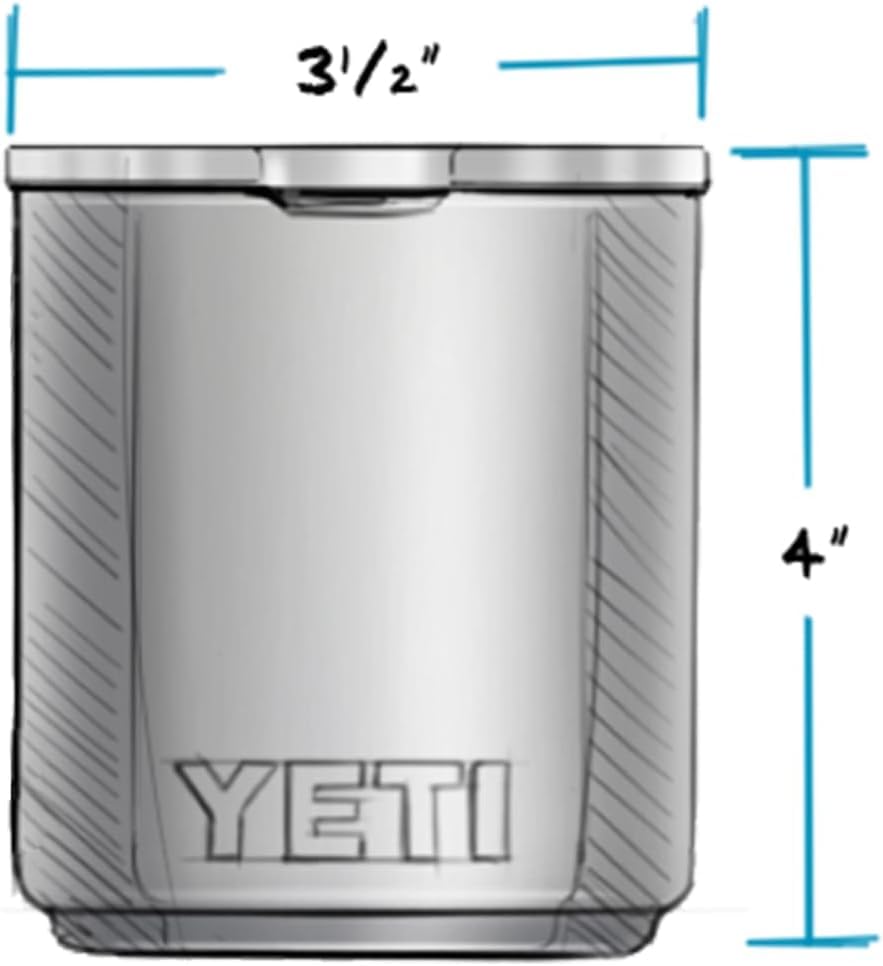 YETI Rambler 10 oz Lowball 2.0 shows stackable design for compact storage