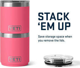 YETI Rambler 10 oz Lowball 2.0 MagSlider Lid in action.