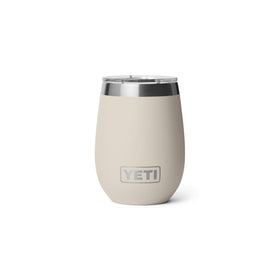 YETI Rambler 10 oz Wine Cape Taupe exterior with ceramic lining preserves flavor.