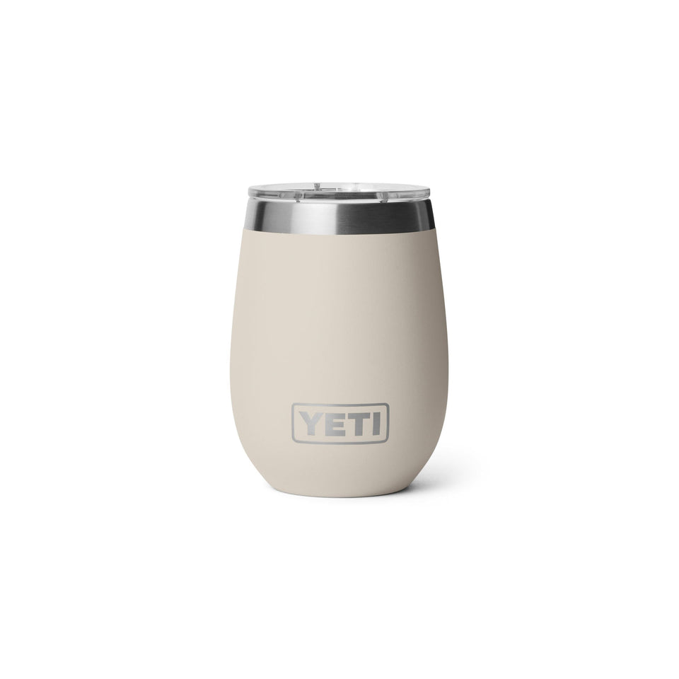 YETI Rambler 10 oz Wine Cape Taupe exterior with ceramic lining preserves flavor.