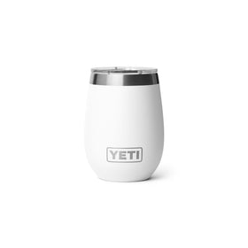 YETI Rambler 10 oz Wine Ceramic Lined Tumbler white close-up showing ceramic interior that preserves flavor