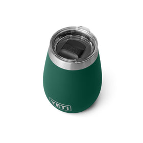 YETI Rambler 10 oz wine tumbler front view, durable stainless steel for everyday outings.