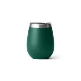 YETI Rambler 10oz wine tumbler no sweat design keeps hands dry.
