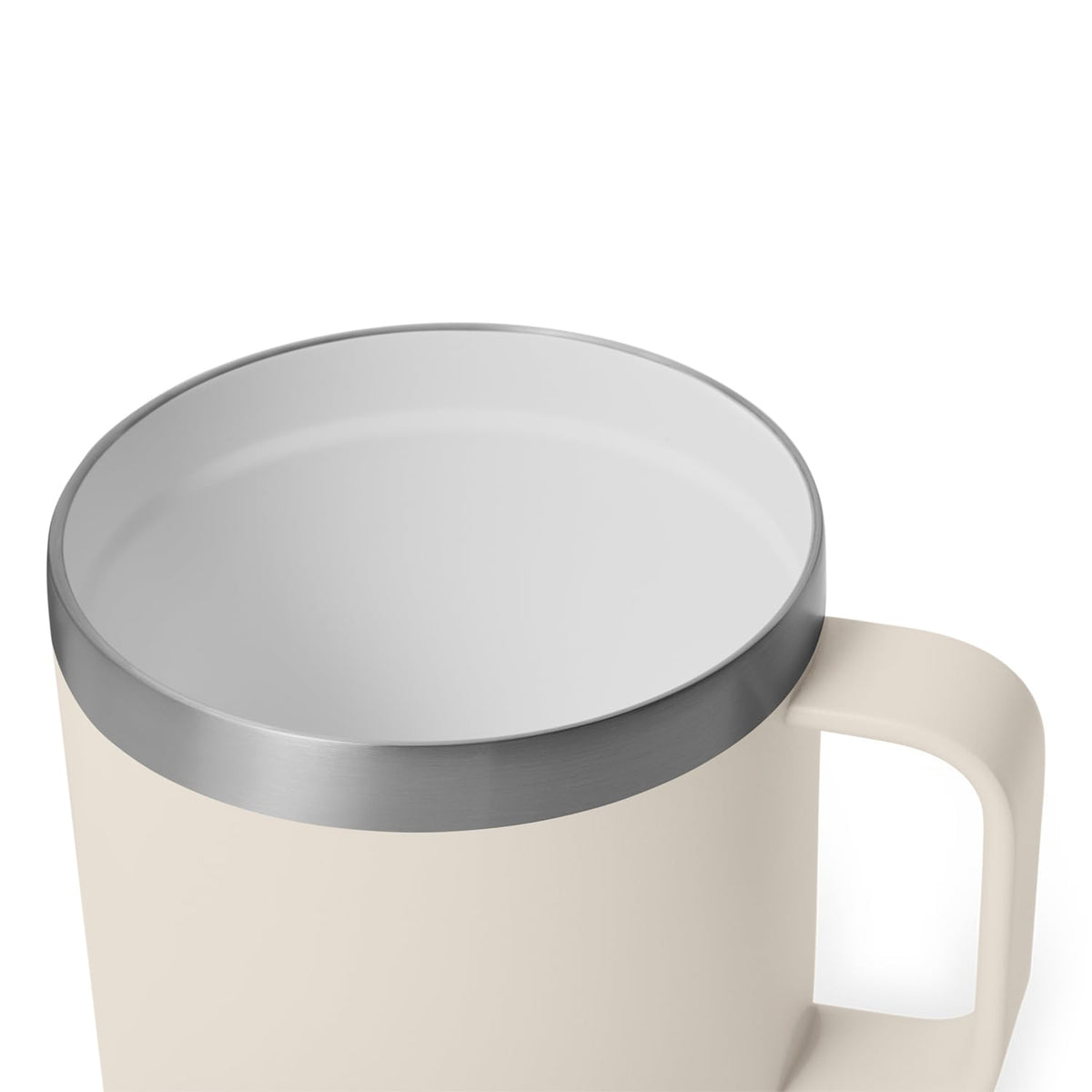 YETI Rambler ceramic-lined mug in Cape Taupe, dishwasher-safe for quick cleanup