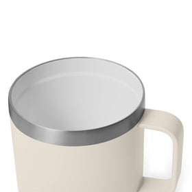 YETI Rambler ceramic-lined mug in Cape Taupe, dishwasher-safe for quick cleanup