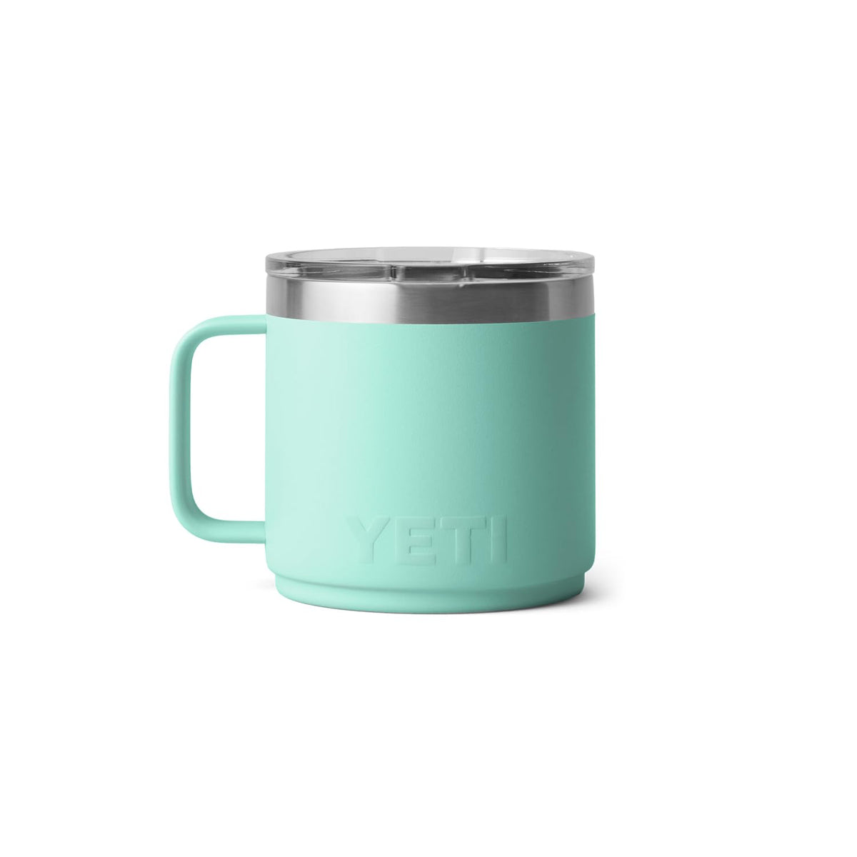 YETI Rambler 14 oz mug with sealable lid ideal for camping and office use