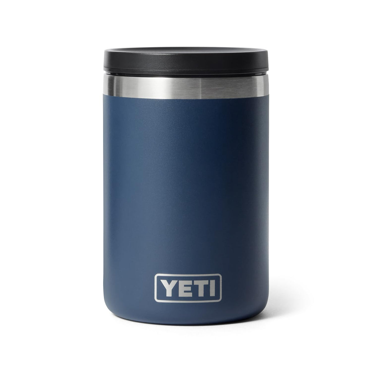 Rugged 18/8 stainless steel build of the YETI Rambler 16 oz Food Jar resists punctures and rust.