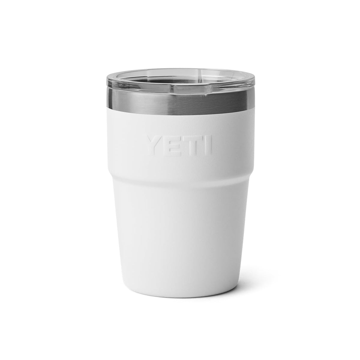 YETI Rambler 16 oz cup in a car cup holder for on-the-go fueling