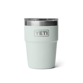 YETI Rambler 16 oz stackable cup empty for compact storage and quick stash.