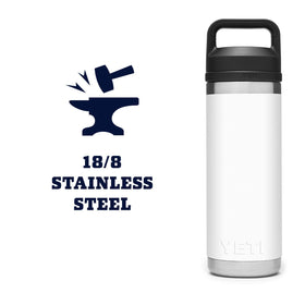 YETI Rambler 18 oz bottle fitting standard cup holders during travel