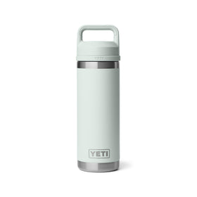 YETI Rambler 18 oz bottle with Chug Cap for quick sips and leakproof use.