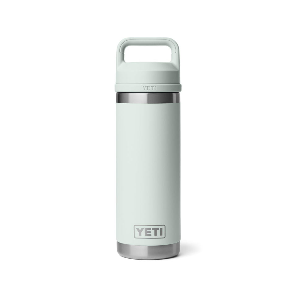 YETI Rambler 18 oz bottle with Chug Cap for quick sips and leakproof use.