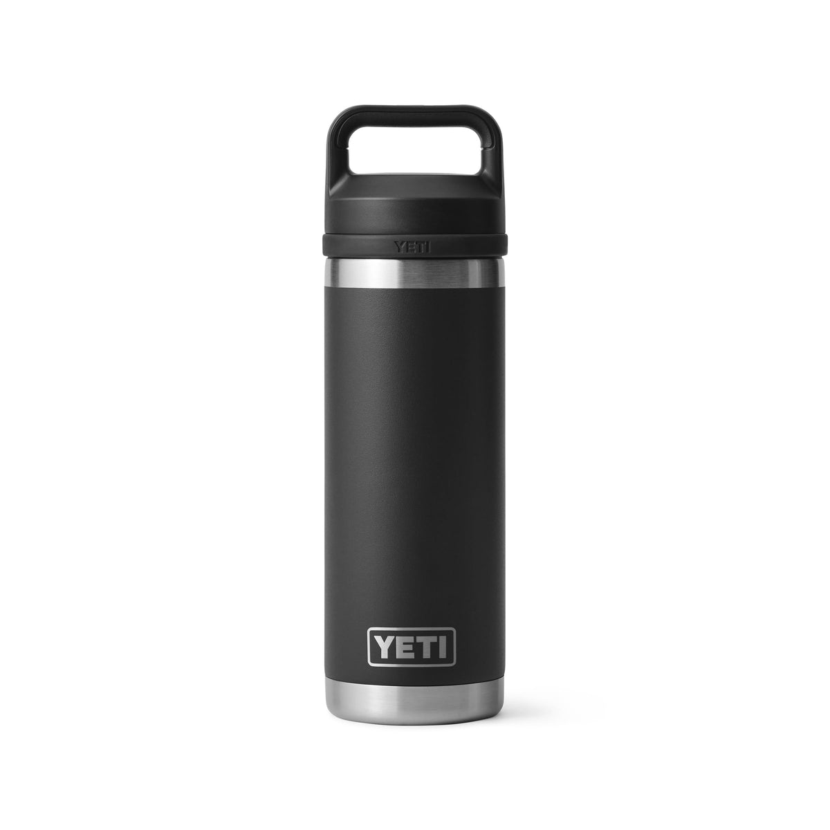 YETI Rambler 18oz bottle with chug cap for quick, easy sips on the go.
