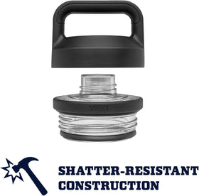 YETI Rambler 18 oz bottle fits standard cup holders for portability