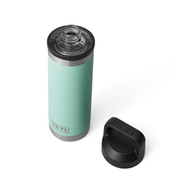YETI Rambler 18 oz bottle in 18-8 stainless steel for durability.