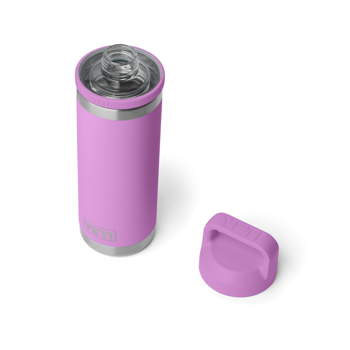 YETI Rambler 18 oz bottle made of 18/8 stainless steel for durability