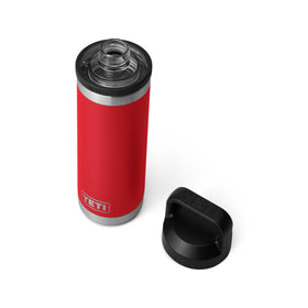 YETI Rambler 18 oz bottle made of 18/8 stainless steel resists punctures and rust.