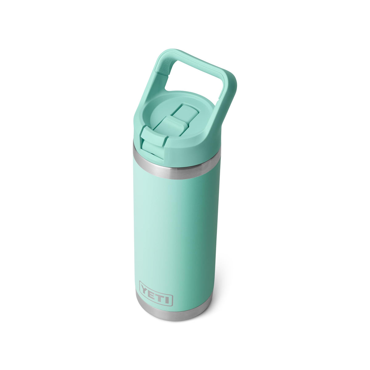 YETI Rambler straw cap closeup highlights leakproof sipping on the go