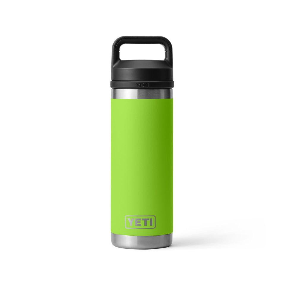 YETI Rambler 18 oz venom front view highlights rugged stainless steel durability.