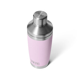 YETI Rambler 20-oz cocktail shaker in cherry blossom keeps drinks cold.