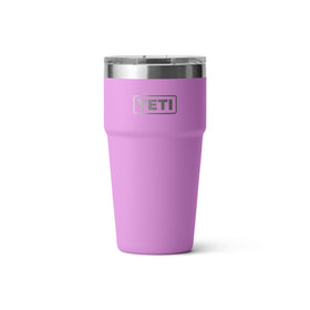 YETI Rambler 20 oz Desert Bloom finish showing rugged stainless steel.