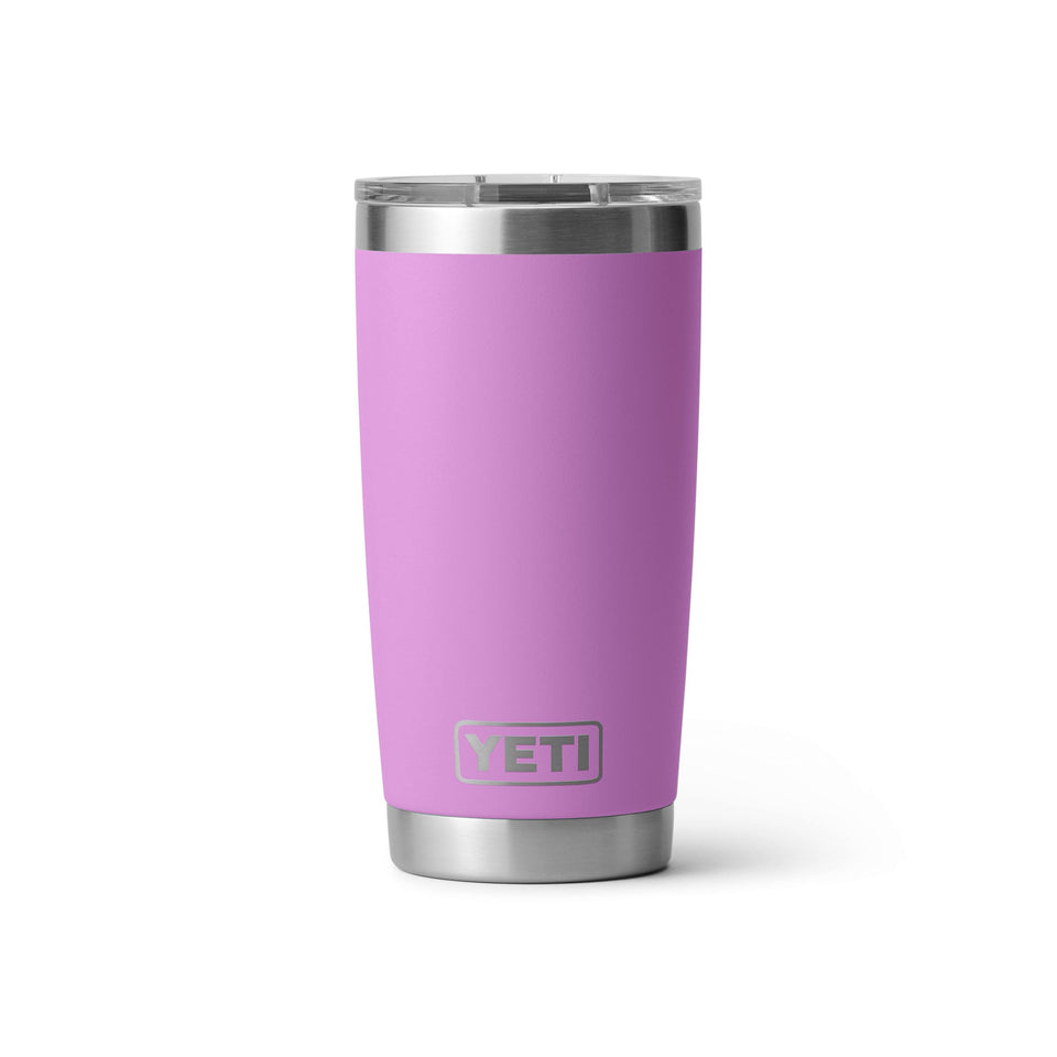 YETI Rambler 20 oz Desert Bloom with MagSlider lid for secure on-the-go use.