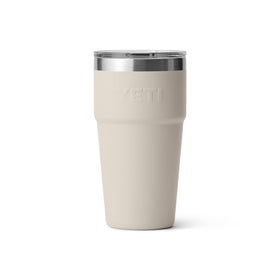 YETI Rambler 20 oz Cape Taupe cup-holder compatibility for effortless transport.