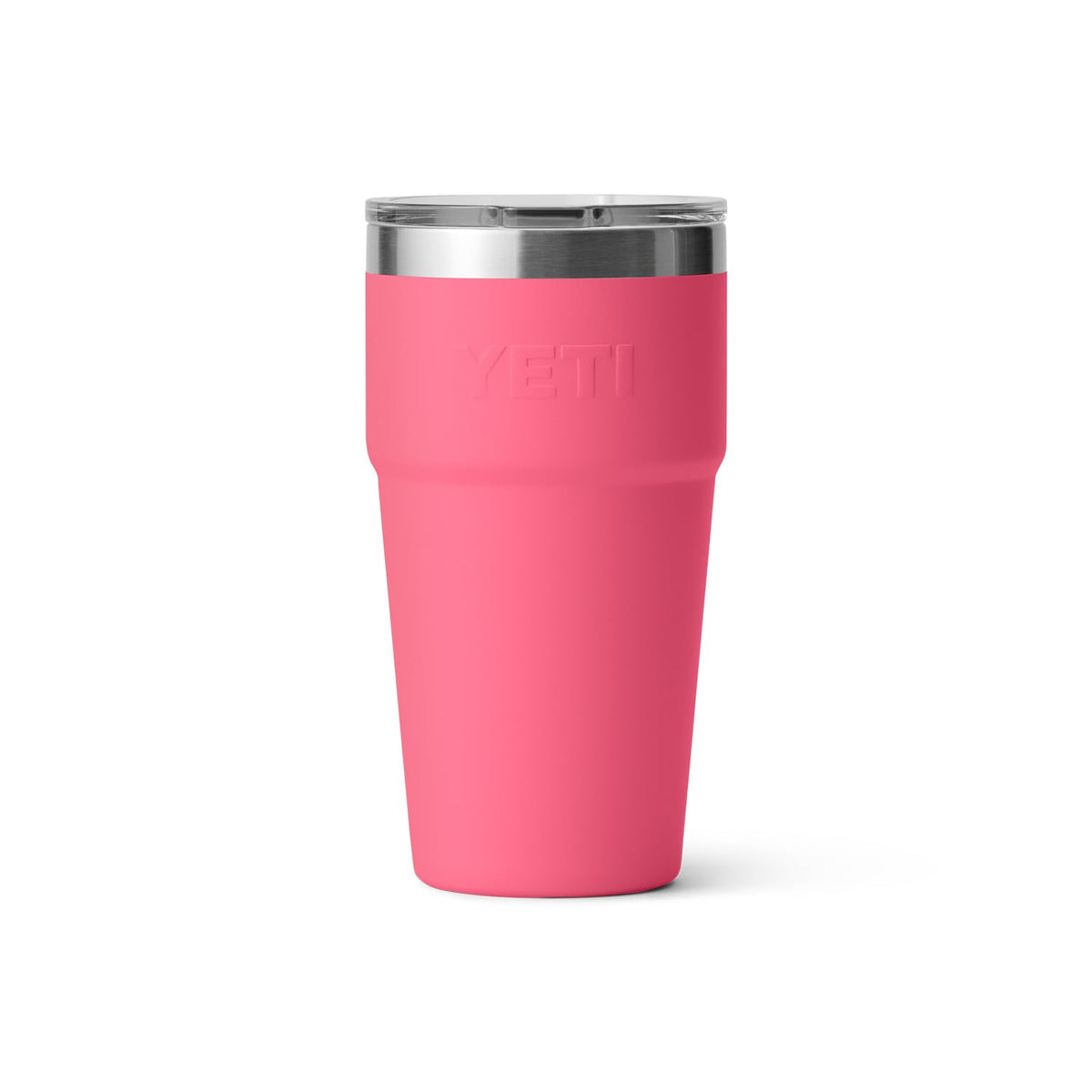 Stackable design helps save cabinet space when lids are removed