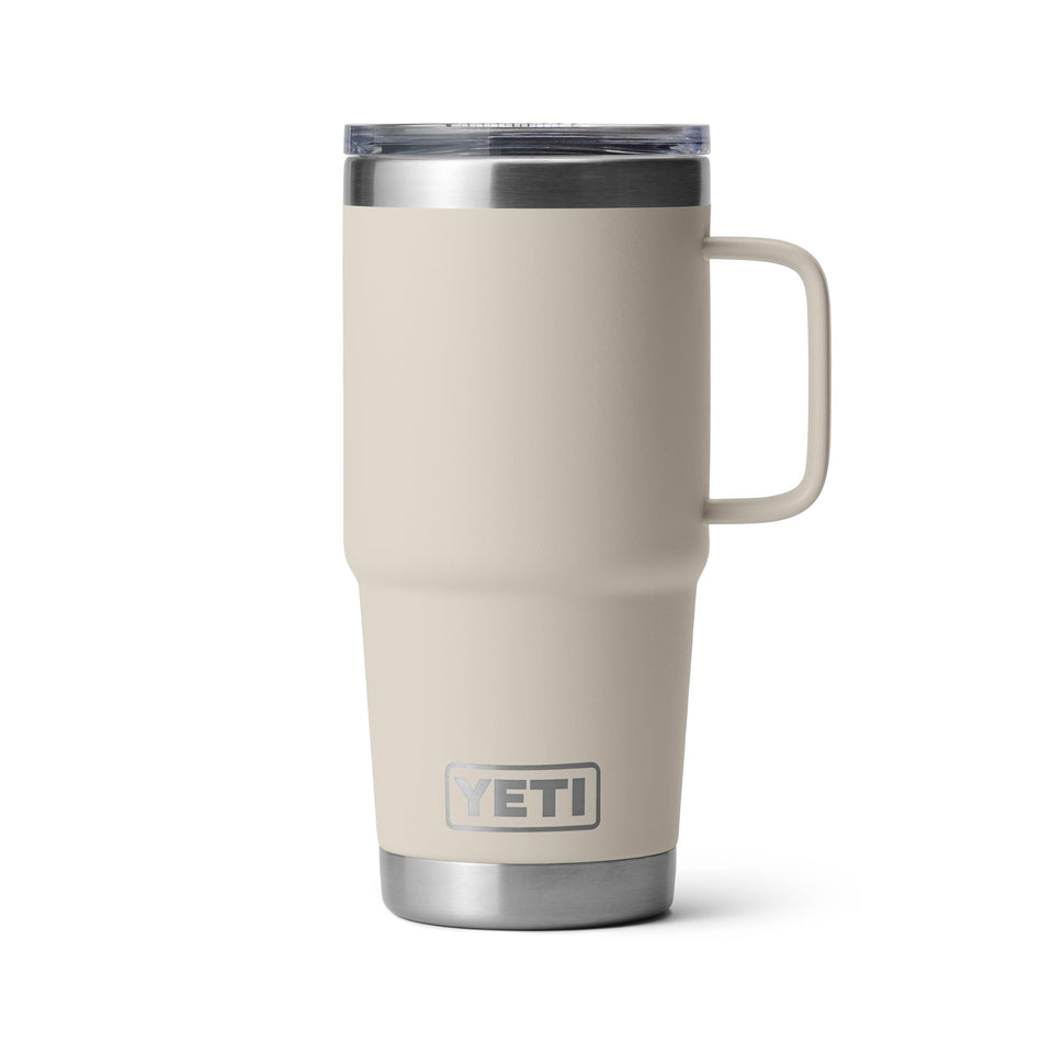 YETI Rambler 20 oz Cape Taupe front view, rugged daily coffee companion