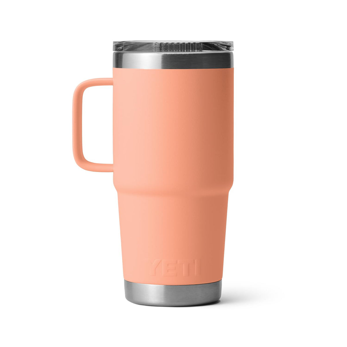 YETI Rambler 20 oz Travel Mug fits cup holders for car and desk use