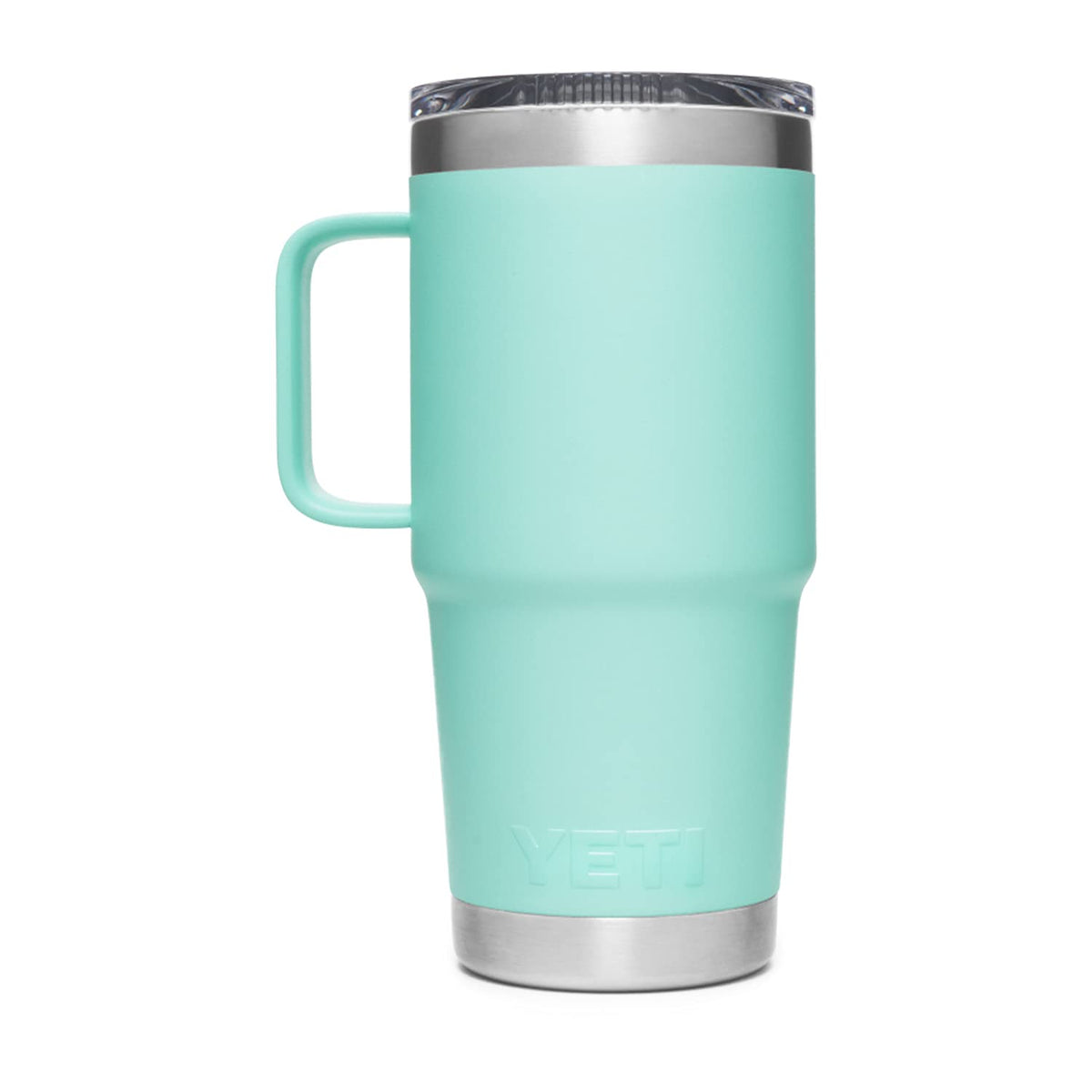 YETI Rambler double-wall vacuum insulation keeps drinks cold.