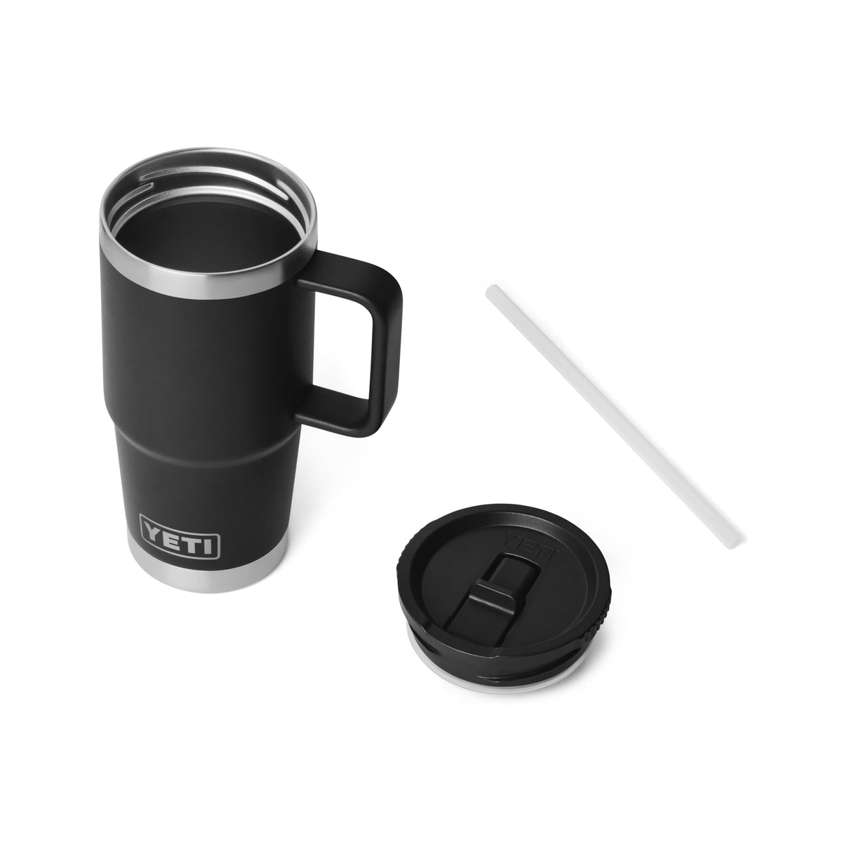YETI Rambler 20 oz Easy-grip handle for comfortable, secure handling