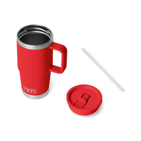 YETI Rambler 20 oz Travel Mug with easy-grip handle for any hand