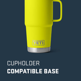 Stronghold Lid in action on the YETI Rambler Travel Mug for spill protection