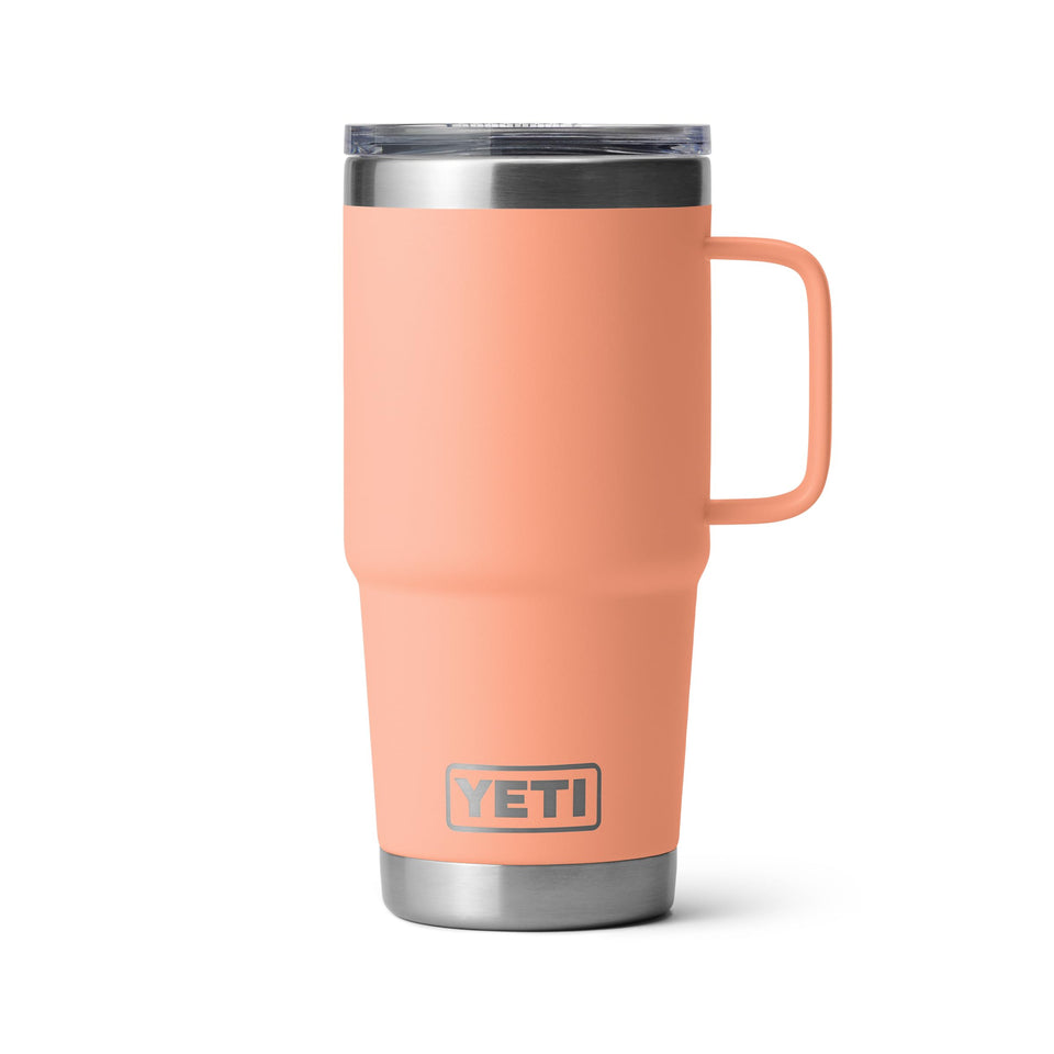 YETI Rambler 20 oz Travel Mug handle closeup for secure grip on the go
