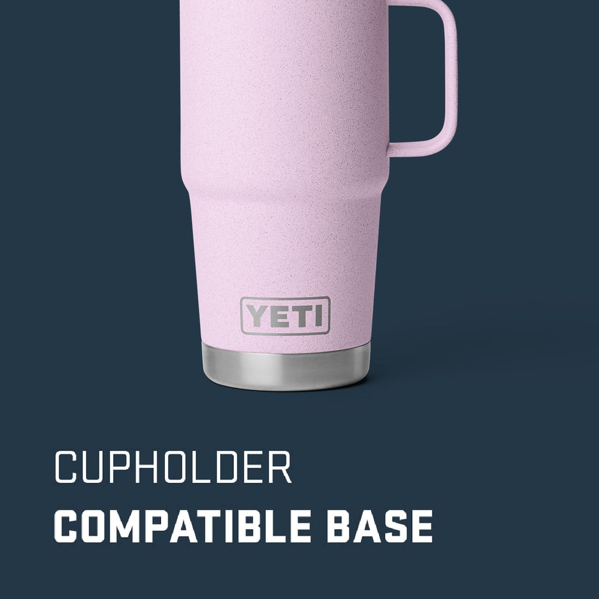 YETI Rambler Stronghold Lid prevents spills with a secure twist-on closure