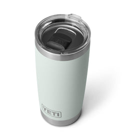 YETI Rambler 20oz body no-sweat design keeps hands dry during use.