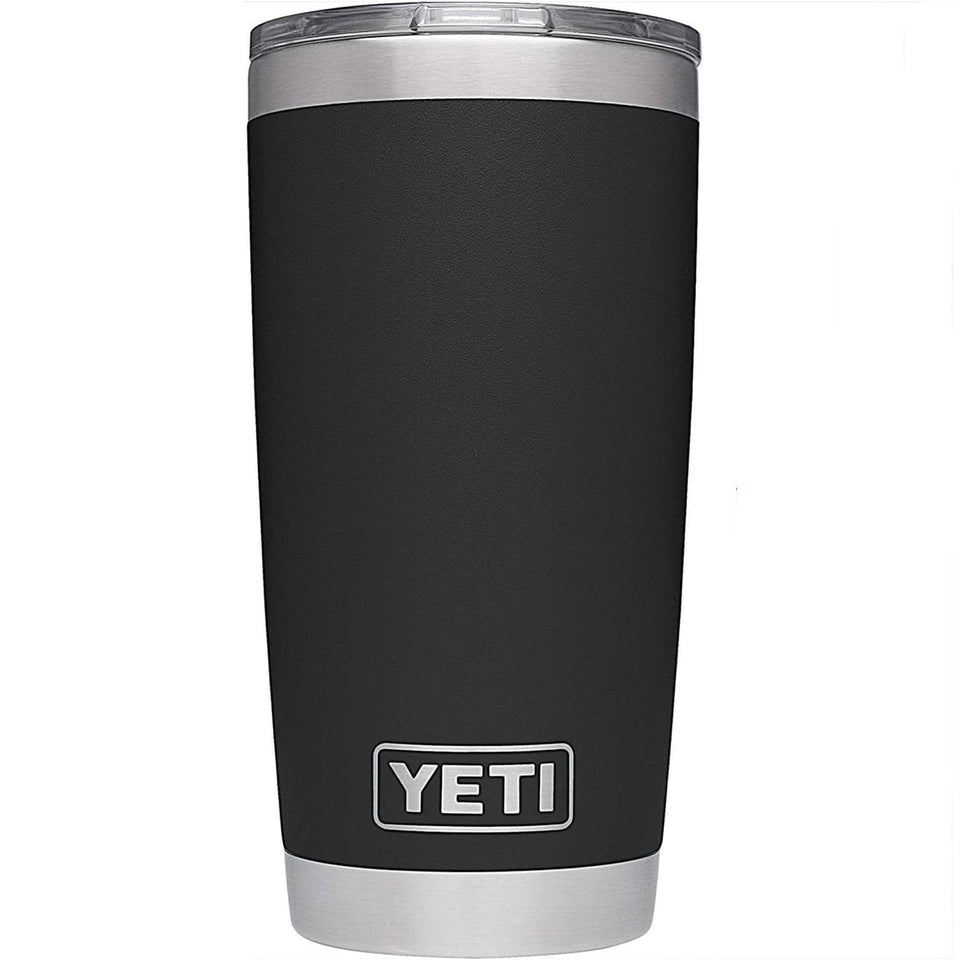 YETI Rambler 20 oz with MagSlider lid for secure, one-handed drinking on the go.