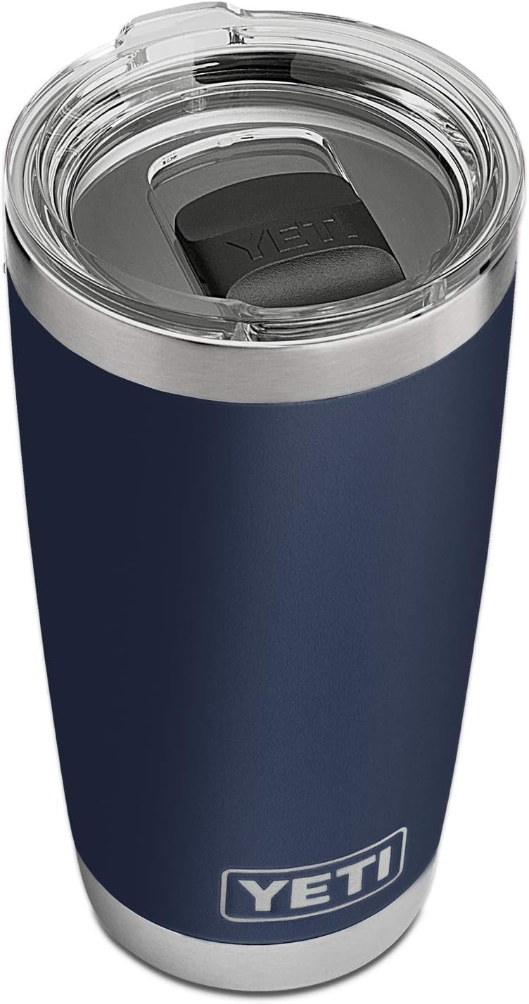 YETI Rambler 20 oz navy is dishwasher-safe for easy cleanup.