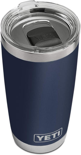 YETI Rambler 20 oz navy is dishwasher-safe for easy cleanup.