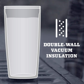 YETI Rambler 20 oz tumbler no-sweat design keeping hands dry.