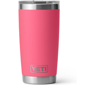 YETI Rambler 20 oz Tropical Pink keeps drinks cold on the go