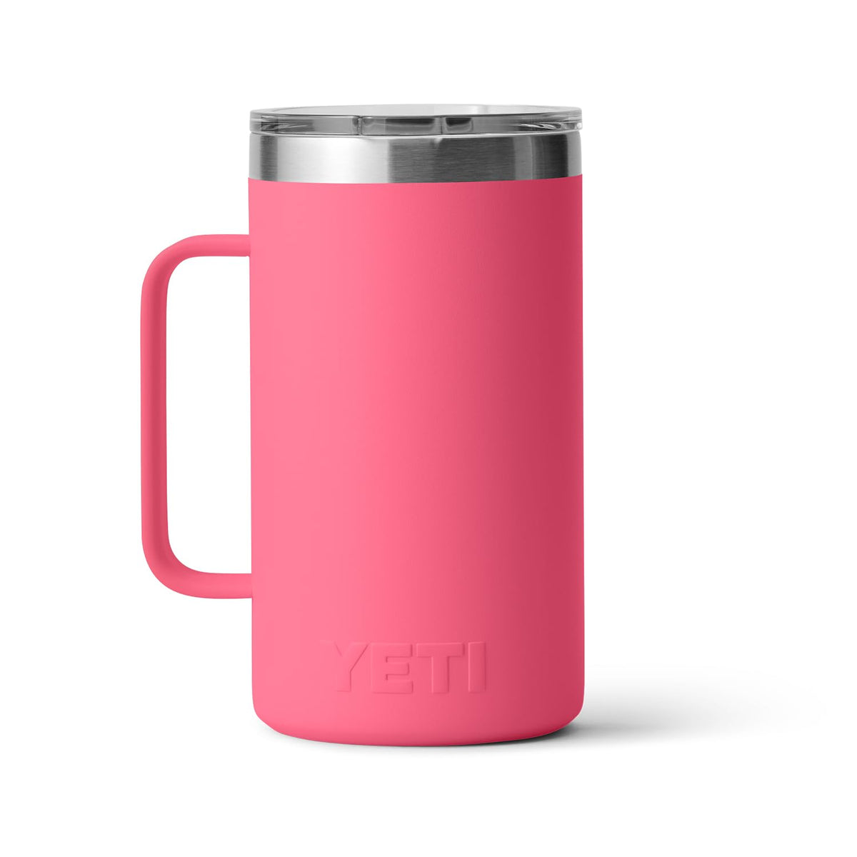 YETI Rambler 24 oz mug shown with handle for comfortable grip
