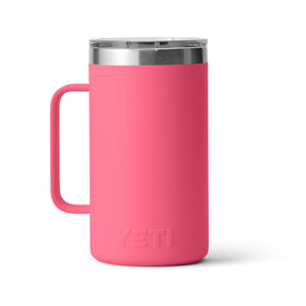 YETI Rambler 24 oz mug shown with handle for comfortable grip