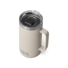 YETI Rambler 24 oz Mug with MagSlider lid showing magnetic drink security.